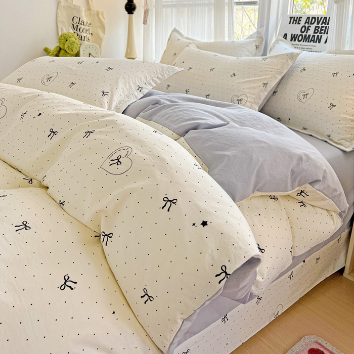 欢博莱  2025新款仿纯棉四件套学生宿舍三件套单被套 依恋-米