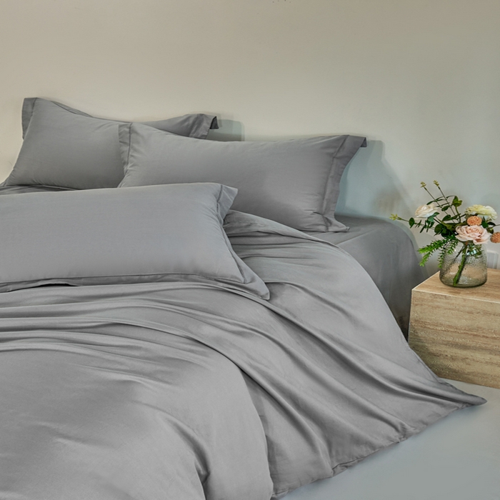 91家纺网 家纺一手货源 找家纺 憨豆家纺 2026新款全棉磨毛四件套正宗加厚长绒棉贡缎100%纯棉四件套（含买家秀）莫兰迪 莫兰迪-高级灰