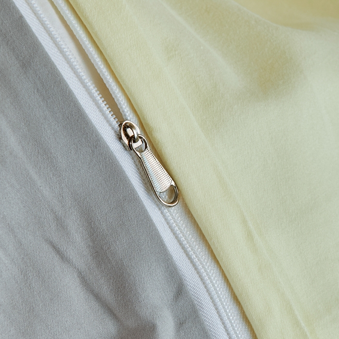 91家纺网 家纺一手货源 找家纺 憨豆家纺 2026新款全棉磨毛四件套正宗加厚长绒棉贡缎100%纯棉四件套（含买家秀）莫兰迪 莫兰迪-奶昔黄拼高级灰