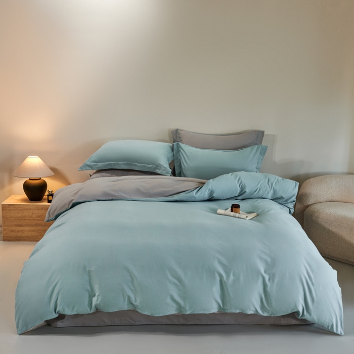 91家纺网 家纺一手货源 找家纺 （总）憨豆家纺 2025新款全棉磨毛四件套正宗加厚长绒棉贡缎100%纯棉四件套（含买家秀）莫兰迪