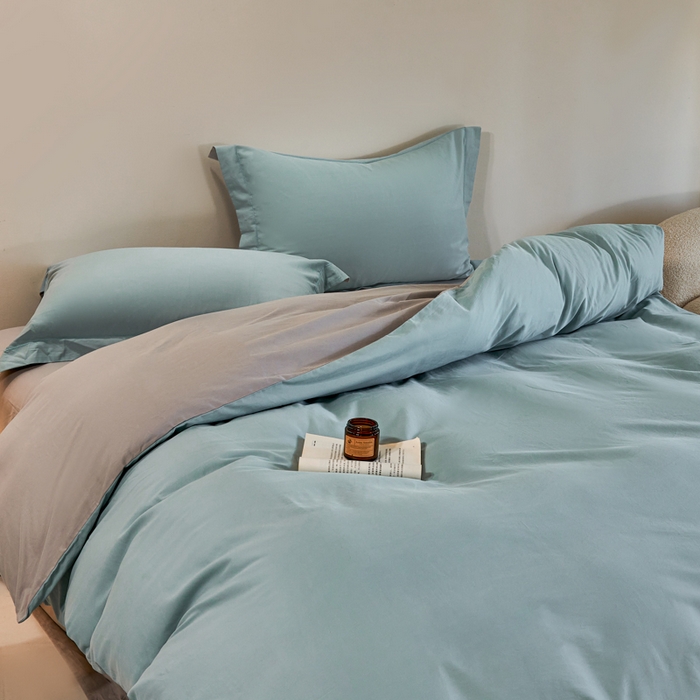 91家纺网 家纺一手货源 找家纺 （总）憨豆家纺 2025新款全棉磨毛四件套正宗加厚长绒棉贡缎100%纯棉四件套（含买家秀）莫兰迪