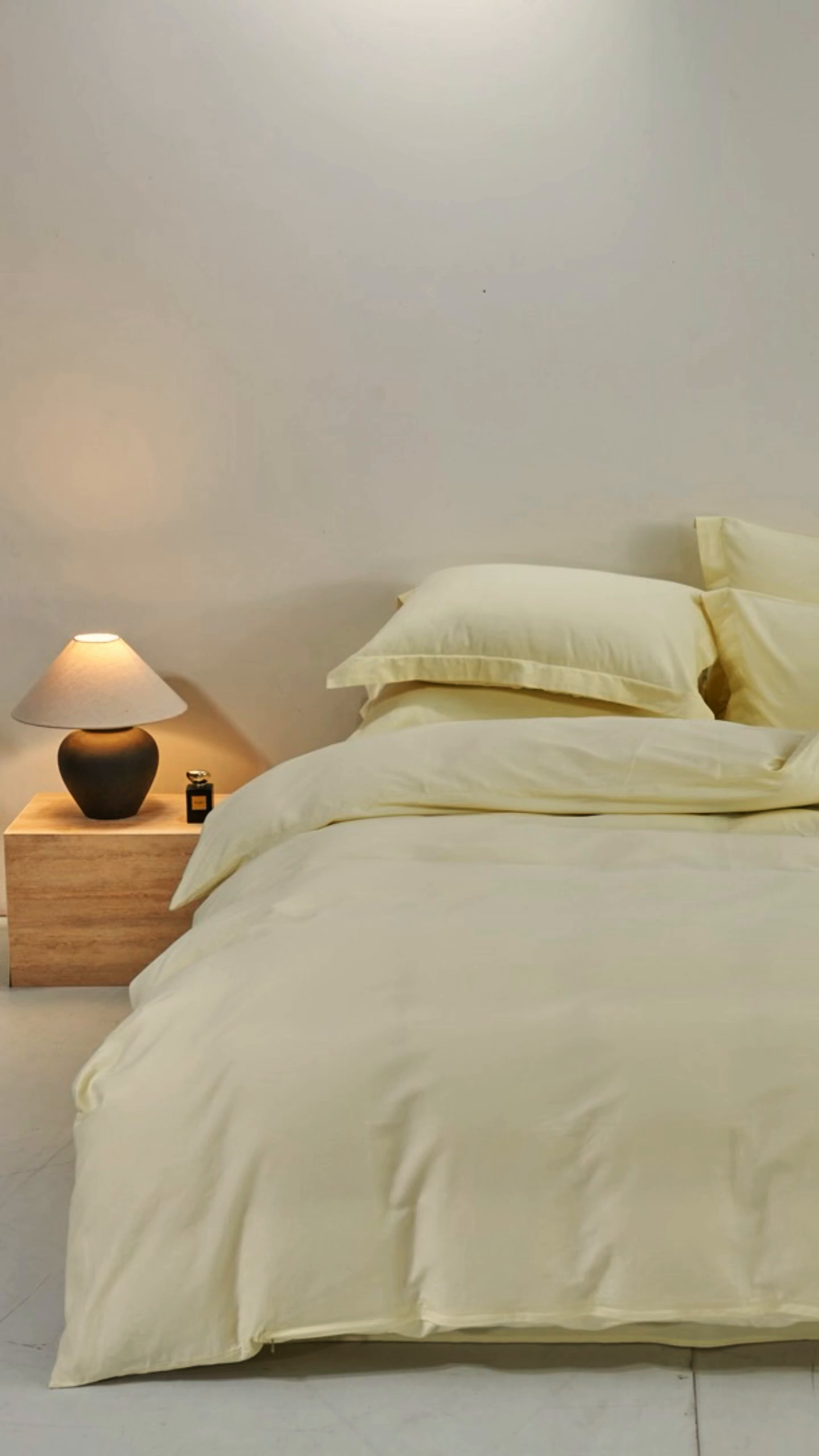 91家纺网 家纺一手货源 找家纺 沃尔居 2025新款全棉磨毛四件套正宗加厚长绒棉贡缎100%纯棉四件套（含买家秀）-莫兰迪 莫兰迪-奶昔黄