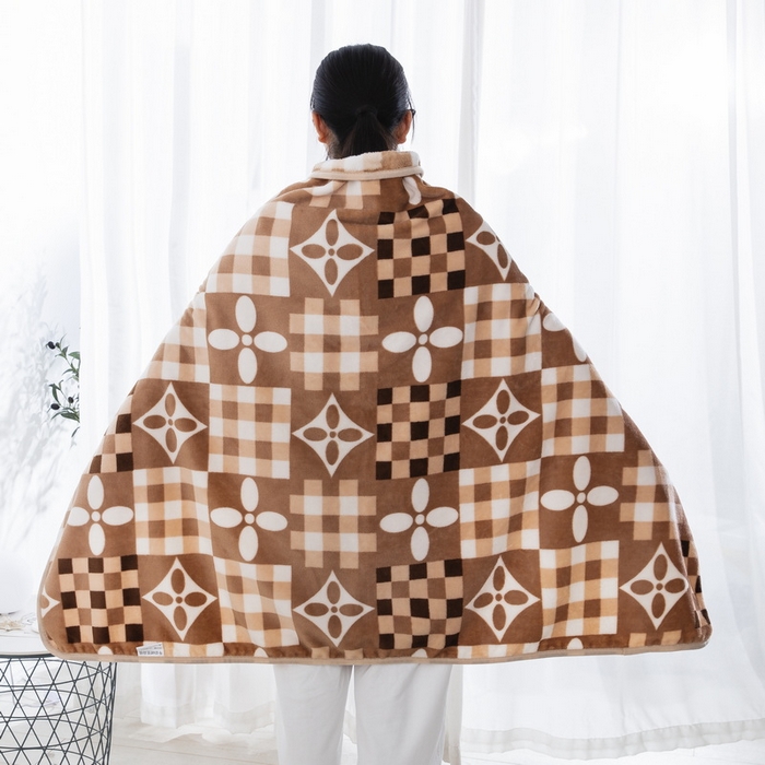 卉晨毛毯 2025爆款加厚潮人牛奶绒空调毯披肩毯午睡毛毯艾薇奥