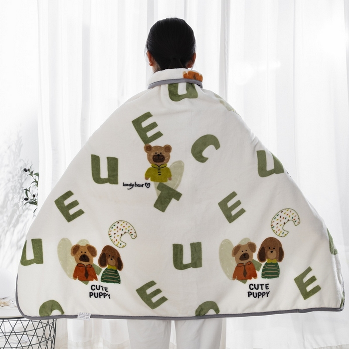 卉晨毛毯 2025爆款加厚潮人牛奶绒空调毯披肩毯午睡毛毯库特曼