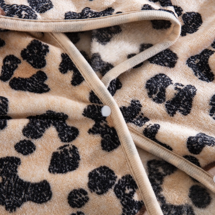 91家纺网 家纺一手货源 找家纺 卉晨毛毯 2025爆款加厚潮人牛奶绒空调毯披肩毯午睡毛毯美洲豹