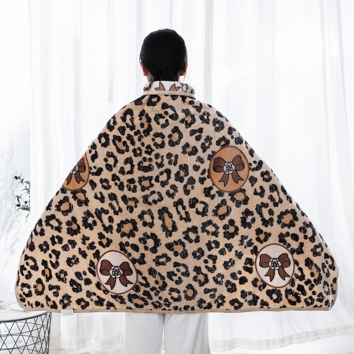 91家纺网 家纺一手货源 找家纺 卉晨毛毯 2025爆款加厚潮人牛奶绒空调毯披肩毯午睡毛毯美洲豹,美洲豹