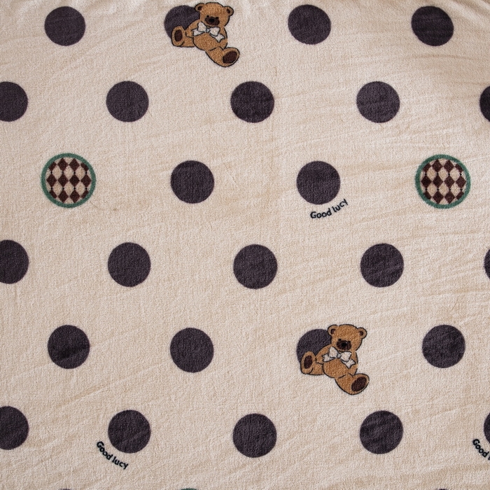 91家纺网 家纺一手货源 找家纺 卉晨毛毯 2025爆款加厚潮人牛奶绒空调毯披肩毯午睡毛毯幸运熊