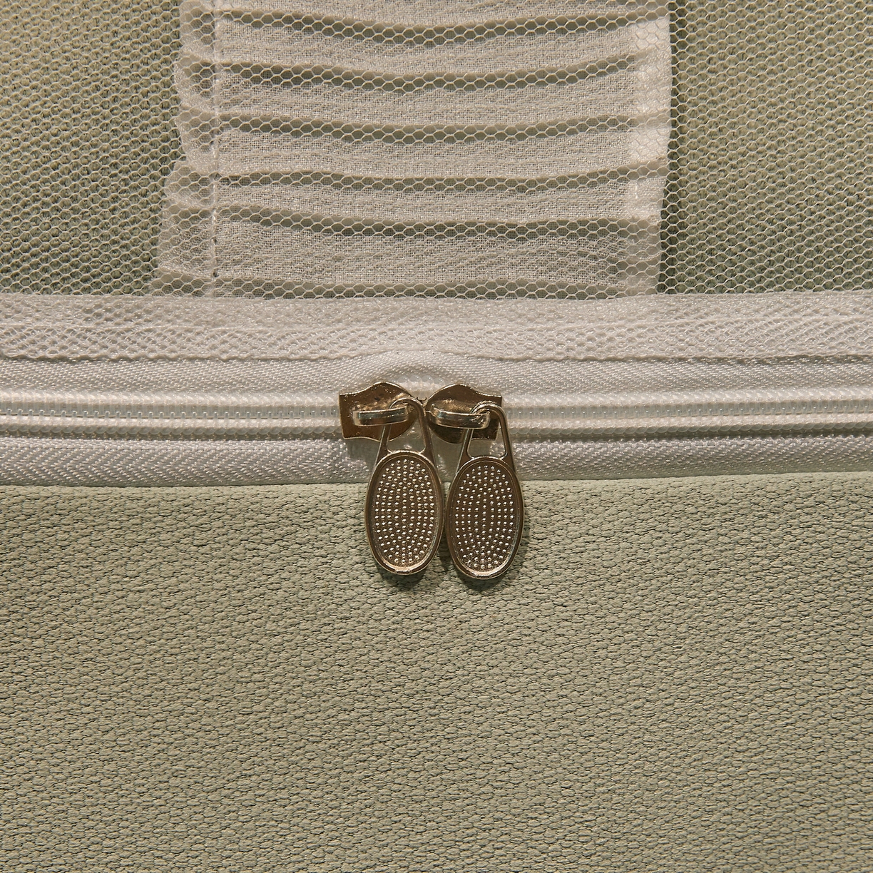 91家纺网 家纺一手货源 找家纺 夏彩 2025新款棉麻雪纺绣花防遮光铁艺烤漆学生蚊帐-88627 88627-清新绿