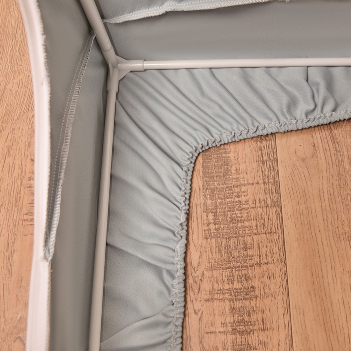 91家纺网 家纺一手货源 找家纺 （总）夏彩 2025新款棉麻雪纺绣花防遮光铁艺烤漆学生蚊帐-88627