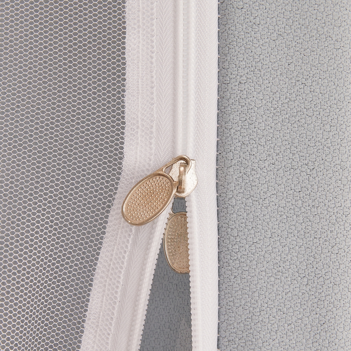 91家纺网 家纺一手货源 找家纺 夏彩 2025新款棉麻强遮光铁艺烤漆学生蚊帐-88628 88628-青术灰