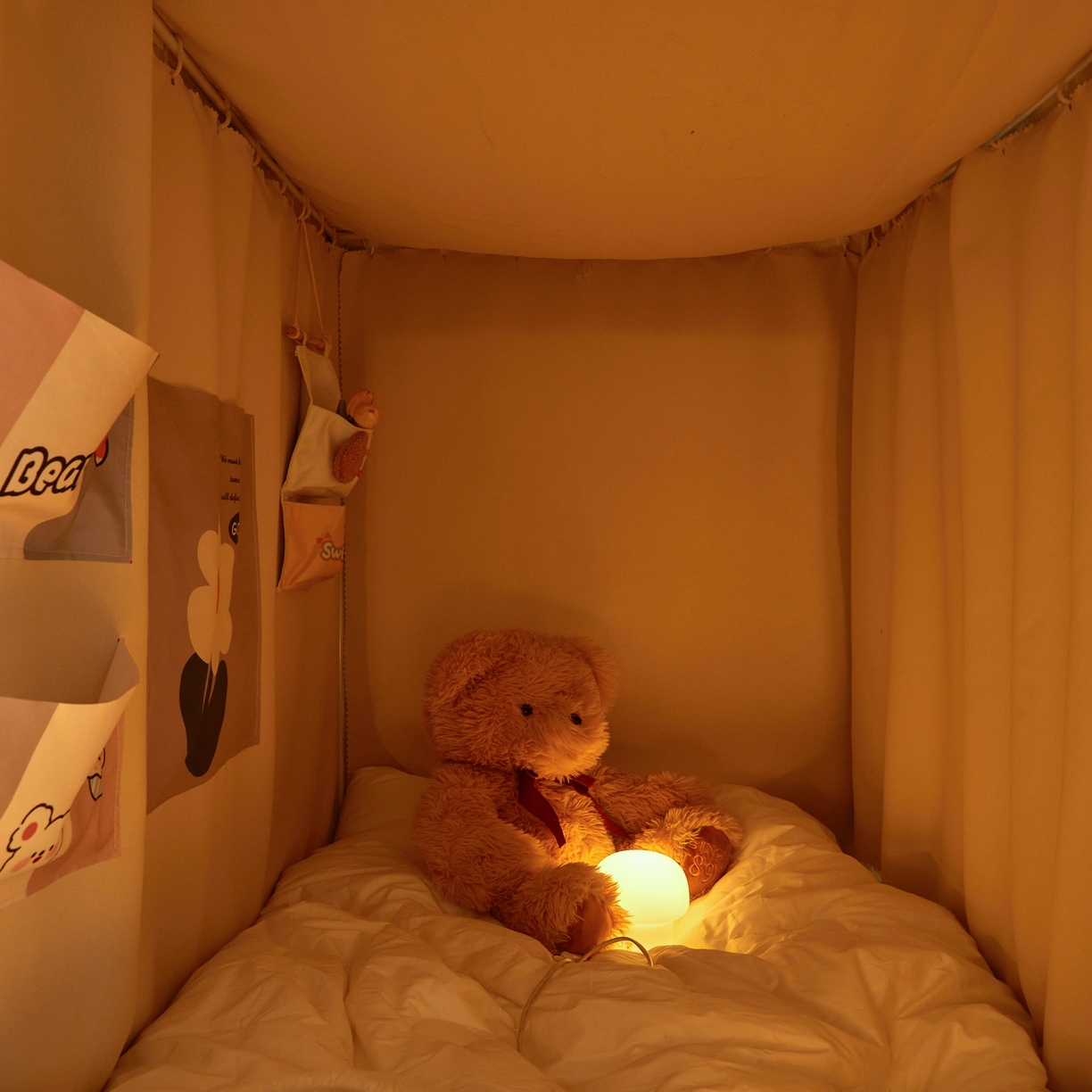 91家纺网 家纺一手货源 找家纺 夏彩 2025新款棉麻强遮光铁艺烤漆学生蚊帐-88628 88628-清新绿