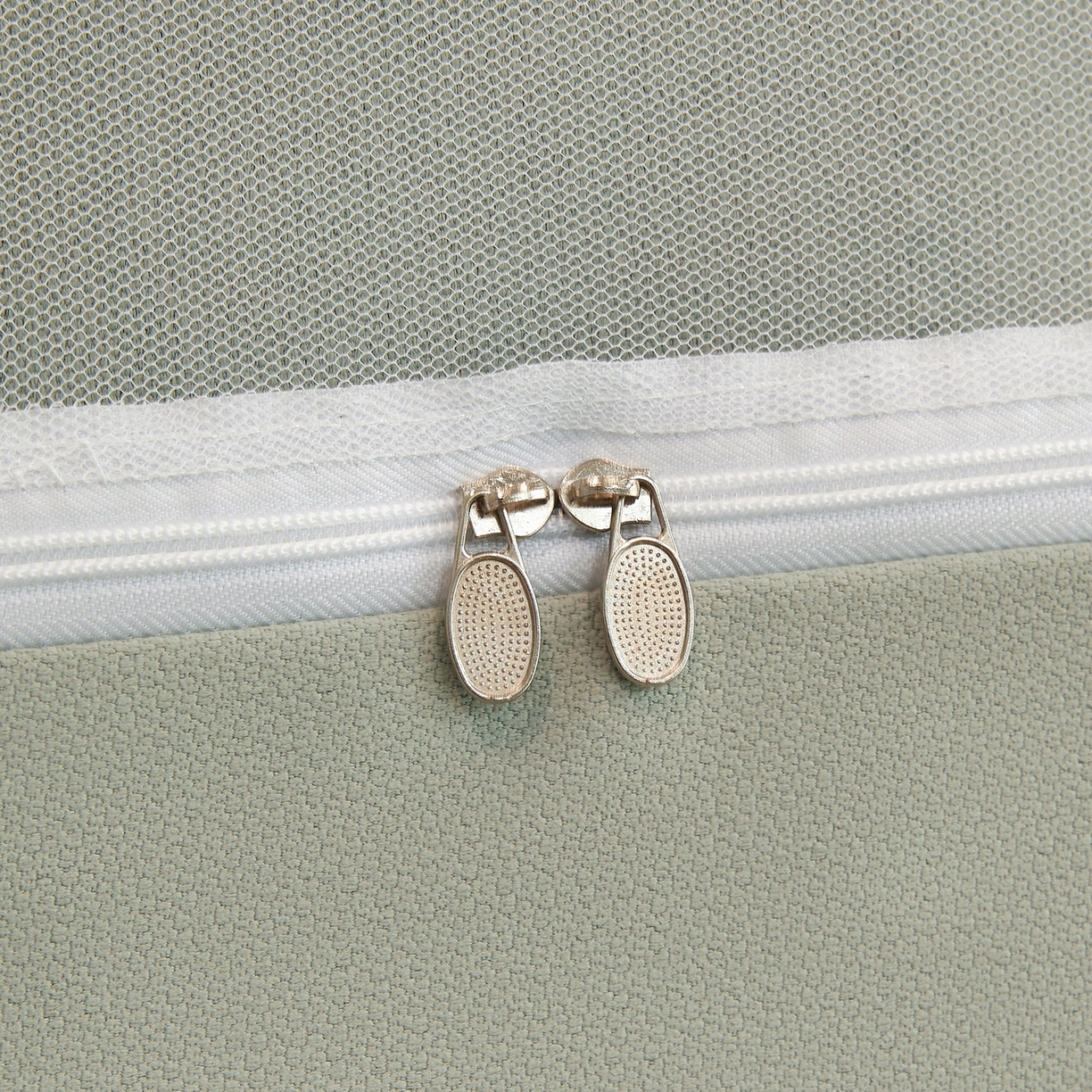 91家纺网 家纺一手货源 找家纺 夏彩 2025新款棉麻强遮光铁艺烤漆学生蚊帐-88628 88628-清新绿