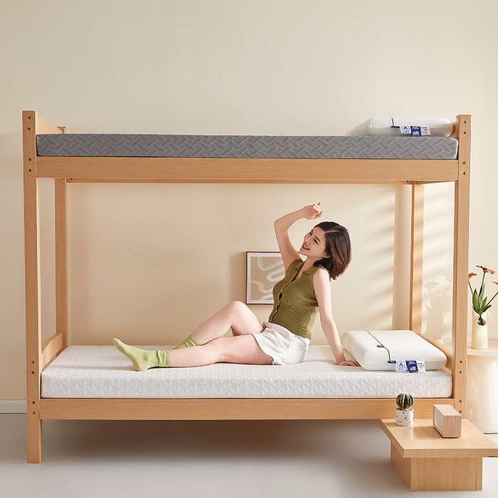 91家纺网 家纺一手货源 找家纺 （总）梦享生活家居 2025新款A类针织高回弹40d记忆棉床垫-学生款