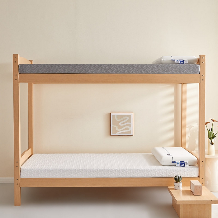 91家纺网 家纺一手货源 找家纺 梦享生活家居 2025新款A类针织高回弹40d记忆棉床垫-学生款 白-6cm