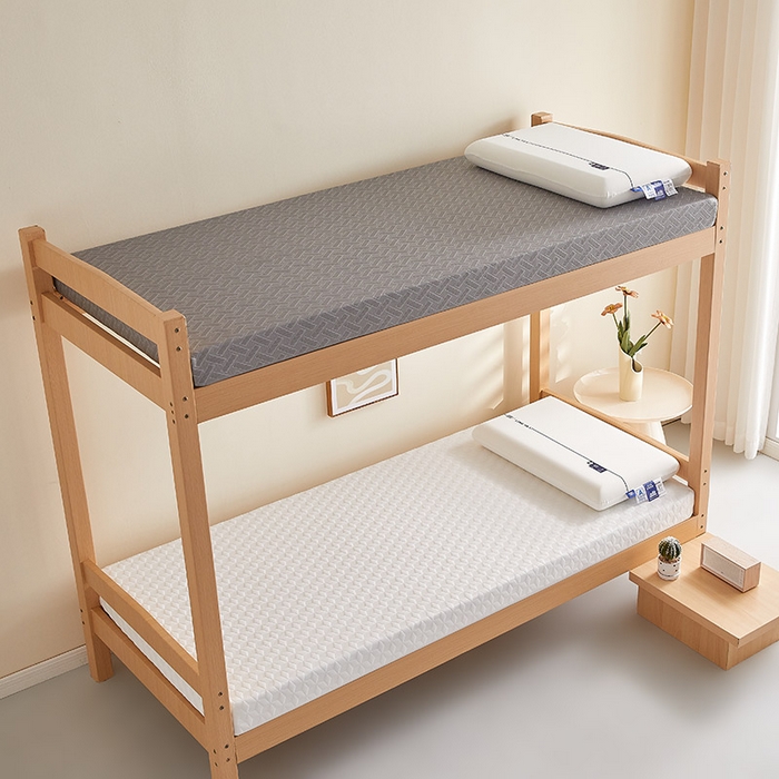 91家纺网 家纺一手货源 找家纺 梦享生活家居 2025新款A类针织高回弹40d记忆棉床垫-学生款 灰-4cm