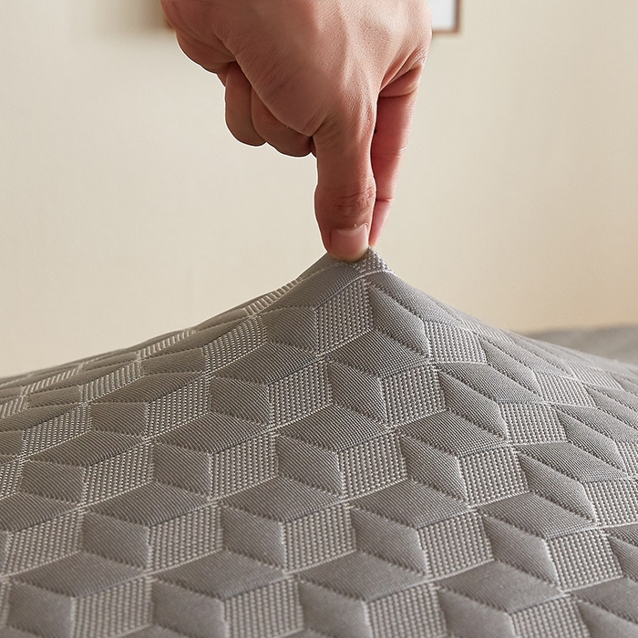 91家纺网 家纺一手货源 找家纺 梦享生活家居 2025新款A类针织高回弹40d记忆棉床垫-学生款 灰-4cm