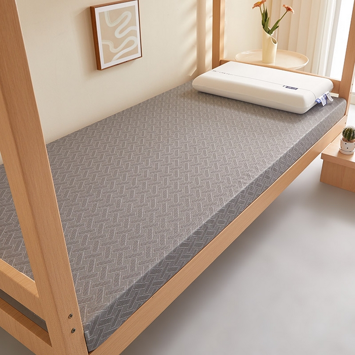 91家纺网 家纺一手货源 找家纺 梦享生活家居 2025新款A类针织高回弹40d记忆棉床垫-学生款 灰-8cm