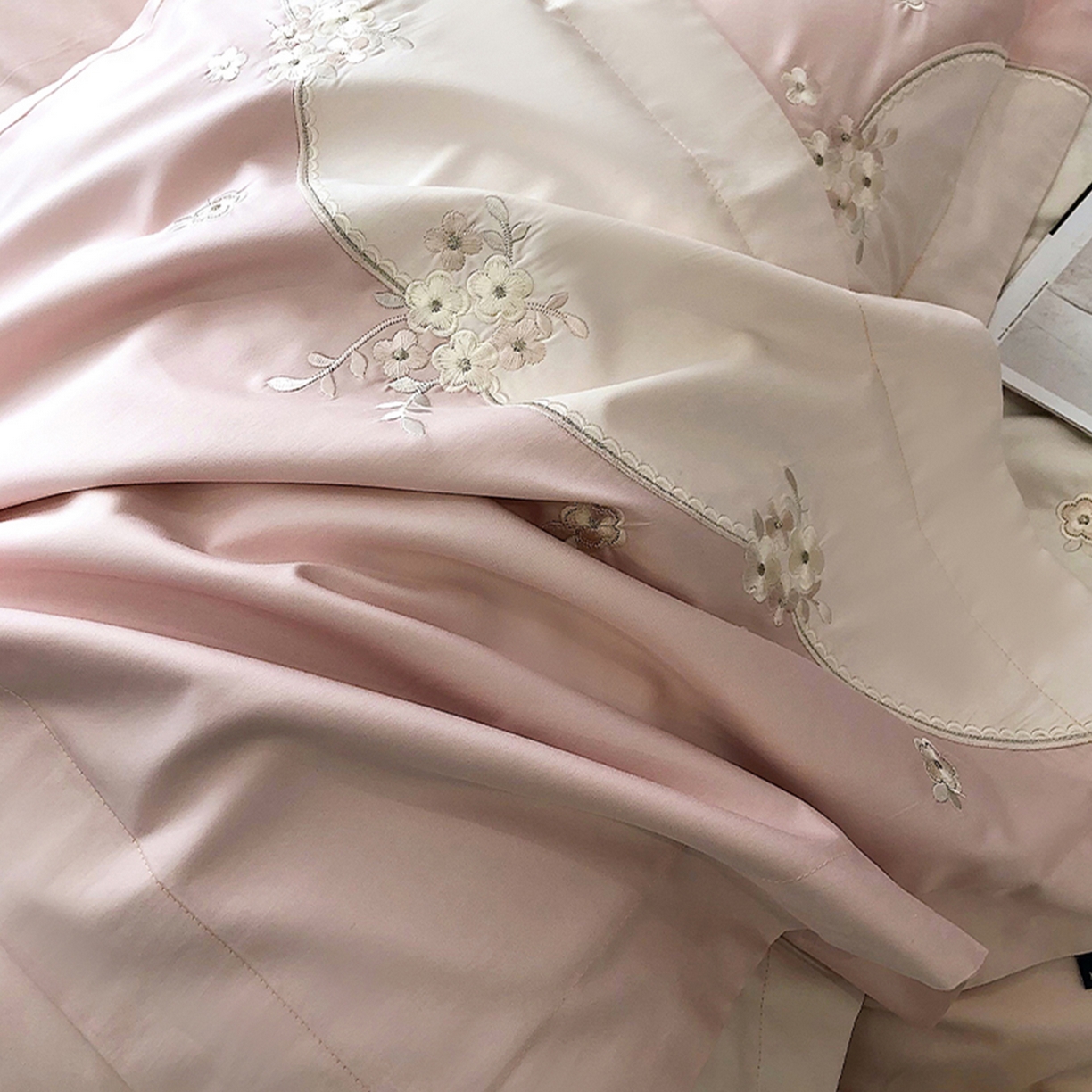 91家纺网 家纺一手货源 找家纺 （总）佳汐蓝家纺 2025新款A类100支长绒棉纯棉四件套-花城秘境