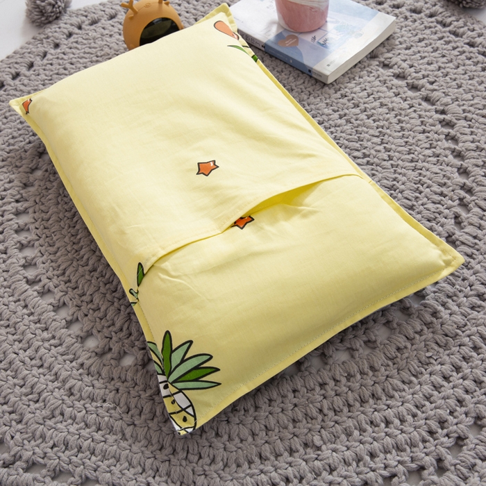 91家纺网 家纺一手货源 找家纺 2025新品全棉大版幼儿园三件套儿童被褥六件套宝宝午睡入园婴儿床床上用品 快乐小鸡