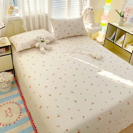 91家纺网 家纺一手货源 找家纺 （总）女子家纺 2025新款三枚缎老粗布床单三件套