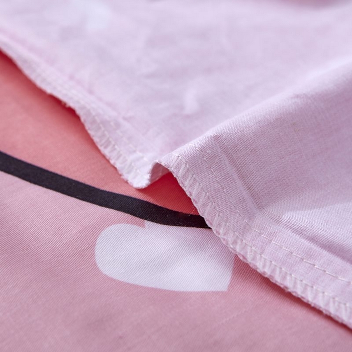 91家纺网 家纺一手货源 找家纺 2025新品全棉大版幼儿园三件套儿童被褥六件套宝宝午睡入园婴儿床床上用品 微笑猫咪