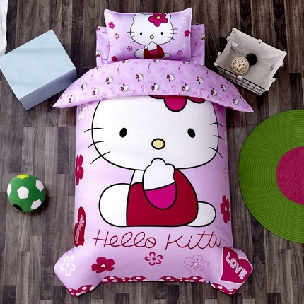 91家纺网 家纺一手货源 找家纺 总新款 2025新品全棉大版幼儿园三件套儿童被褥六件套宝宝午睡入园婴儿床床上用品