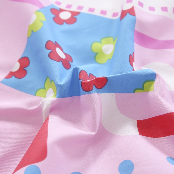 91家纺网 家纺一手货源 找家纺 2025新品全棉大版幼儿园三件套儿童被褥六件套宝宝午睡入园婴儿床床上用品 兔宝宝