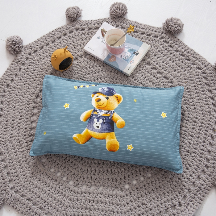 91家纺网 家纺一手货源 找家纺 2025新品全棉大版幼儿园三件套儿童被褥六件套宝宝午睡入园婴儿床床上用品 熊先生