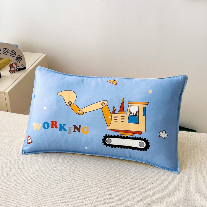 91家纺网 家纺一手货源 找家纺 2025新品全棉大版幼儿园三件套儿童被褥六件套宝宝午睡入园婴儿床床上用品 挖掘机