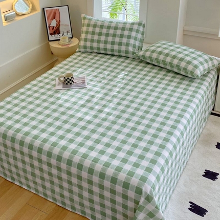 91家纺网 家纺一手货源 找家纺 （总）女子家纺 2025新款三枚缎老粗布床单三件套