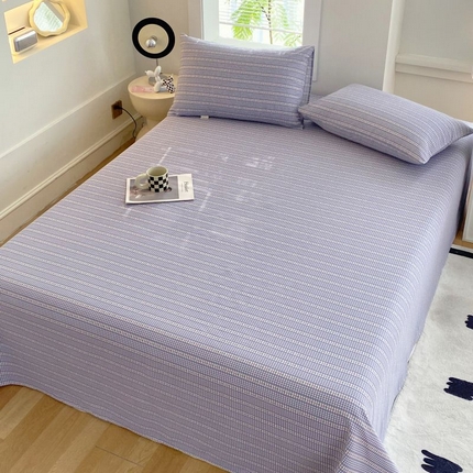 91家纺网 家纺一手货源 找家纺 （总）女子家纺 2025新款三枚缎老粗布床单三件套