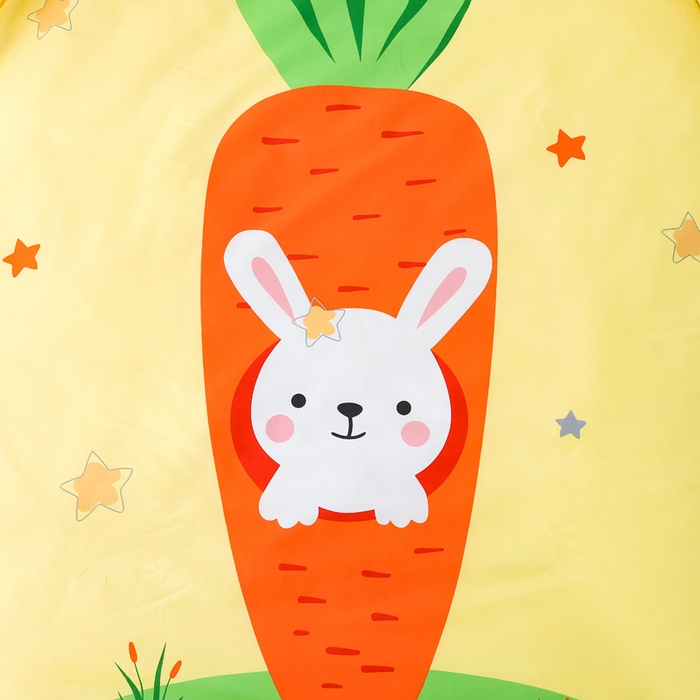 91家纺网 家纺一手货源 找家纺 2025新品全棉大版幼儿园三件套儿童被褥六件套宝宝午睡入园婴儿床床上用品 萝卜小兔