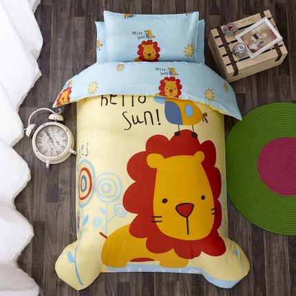 91家纺网 家纺一手货源 找家纺 总新款 2025新品全棉大版幼儿园三件套儿童被褥六件套宝宝午睡入园婴儿床床上用品