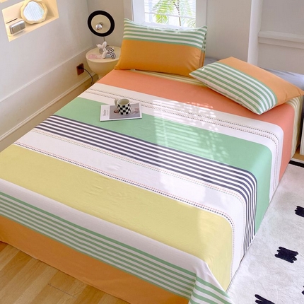 91家纺网 家纺一手货源 找家纺 （总）女子家纺 2025新款三枚缎老粗布床单三件套