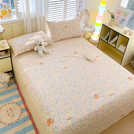 91家纺网 家纺一手货源 找家纺 （总）女子家纺 2025新款三枚缎老粗布床单三件套