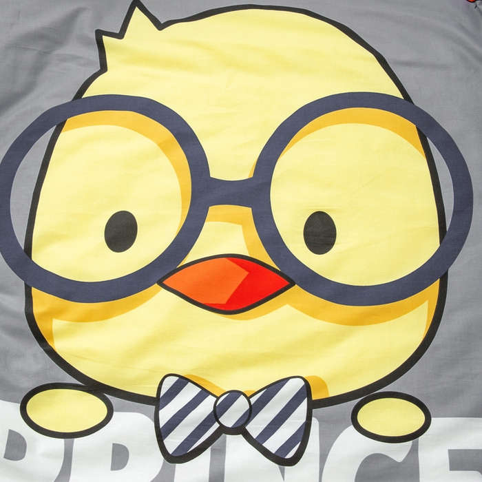 91家纺网 家纺一手货源 找家纺 2025新品全棉大版幼儿园三件套儿童被褥六件套宝宝午睡入园婴儿床床上用品 快乐小鸡