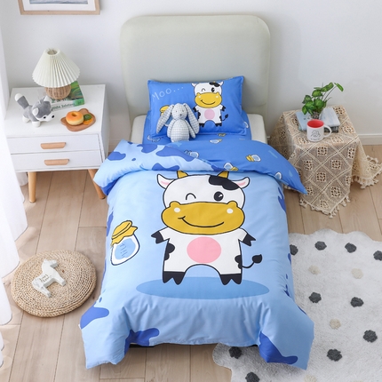 91家纺网 家纺一手货源 找家纺 总新款 2025新品全棉大版幼儿园三件套儿童被褥六件套宝宝午睡入园婴儿床床上用品