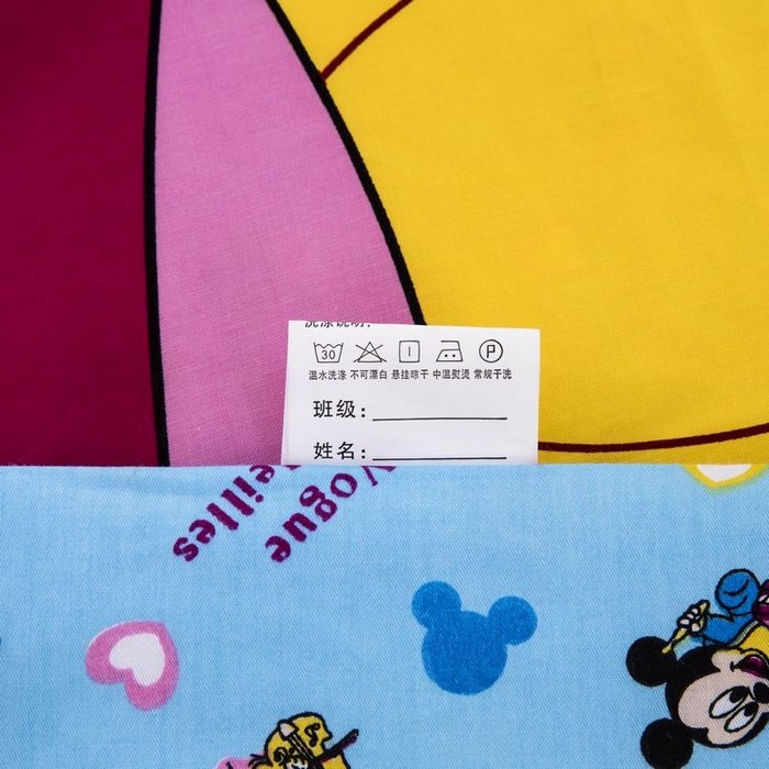 91家纺网 家纺一手货源 找家纺 2025新品全棉大版幼儿园三件套儿童被褥六件套宝宝午睡入园婴儿床床上用品 天才米奇