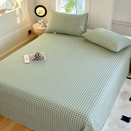 91家纺网 家纺一手货源 找家纺 （总）女子家纺 2025新款三枚缎老粗布床单三件套