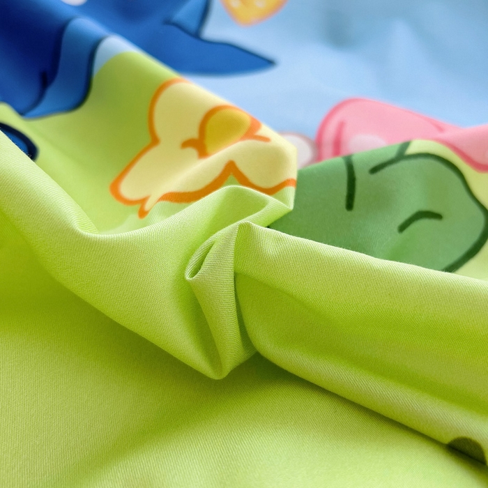 91家纺网 家纺一手货源 找家纺  2025新品全棉大版幼儿园三件套儿童被褥六件套宝宝午睡入园婴儿床床上用品 恐龙花园