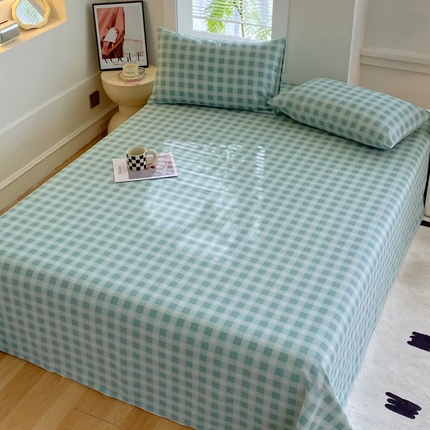 91家纺网 家纺一手货源 找家纺 （总）女子家纺 2025新款三枚缎老粗布床单三件套