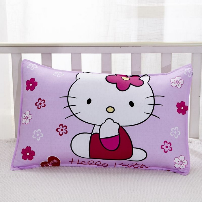 91家纺网 家纺一手货源 找家纺 2025新品全棉大版幼儿园三件套儿童被褥六件套宝宝午睡入园婴儿床床上用品 KT猫