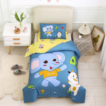 2025新品全棉大版幼儿园三件套儿童被褥六件套宝宝午睡入园婴儿床床上用品 贝塔小象