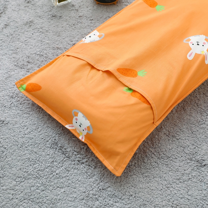 91家纺网 家纺一手货源 找家纺 2025新品全棉大版幼儿园三件套儿童被褥六件套宝宝午睡入园婴儿床床上用品 萝卜小兔