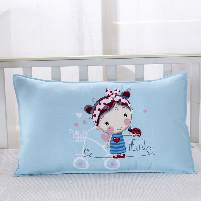 91家纺网 家纺一手货源 找家纺 2025新品全棉大版幼儿园三件套儿童被褥六件套宝宝午睡入园婴儿床床上用品 糖果女孩