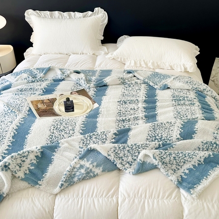 91家纺网 家纺一手货源 找家纺 （总）春妮家纺 2025新款阳离子塔芙绒舒棉绒毛毯