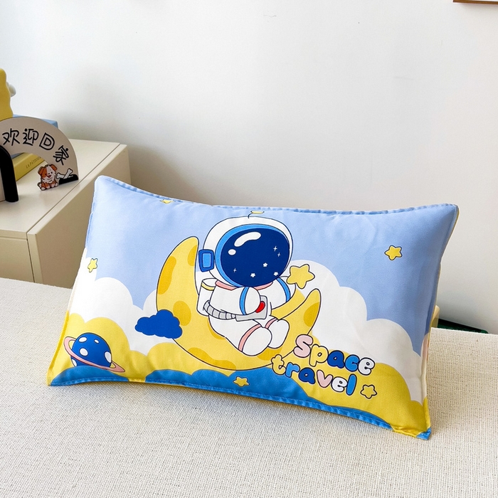 91家纺网 家纺一手货源 找家纺 2025新品全棉大版幼儿园三件套儿童被褥六件套宝宝午睡入园婴儿床床上用品 遨游宇宙