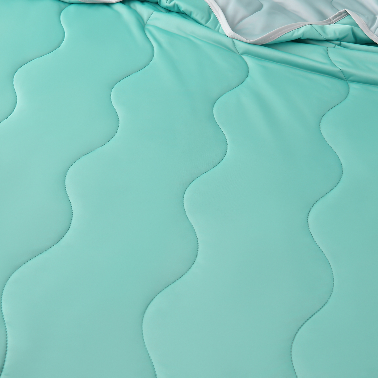 91家纺网 家纺一手货源 找家纺 眠多宝 2025新款纯色凉感丝夏被夏凉被空调被跨境热品temu希音TK外贸 绿色