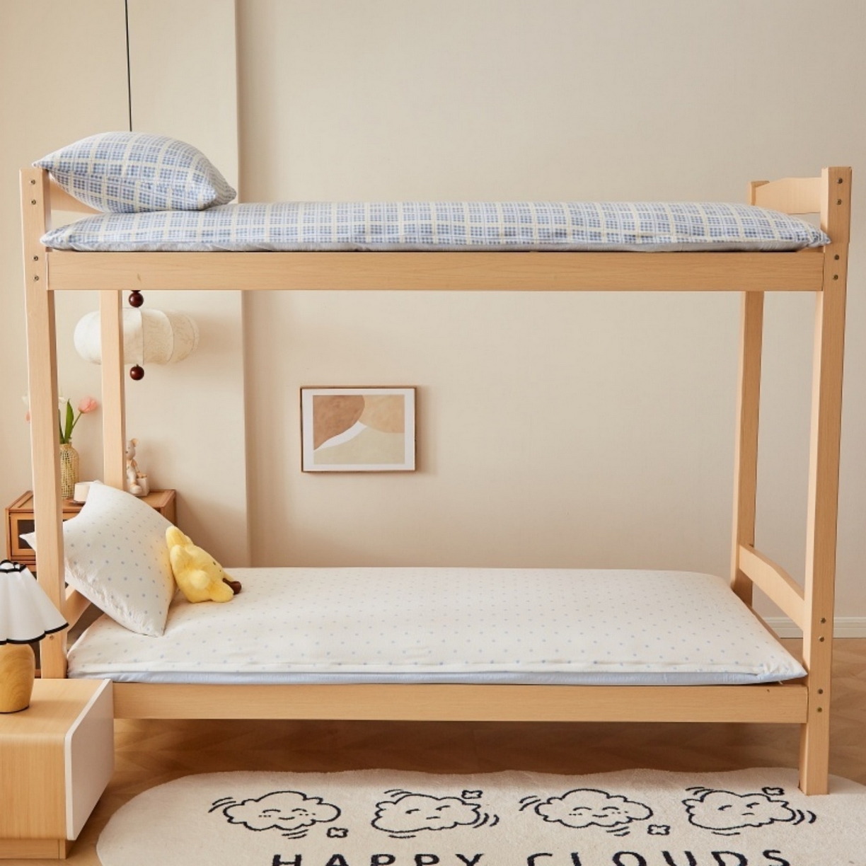 91家纺网 家纺一手货源 找家纺 梦镜家纺 2025新款A类云感水洗棉印花床褥 海盐汤圆