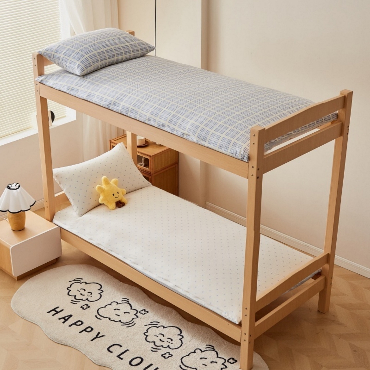 91家纺网 家纺一手货源 找家纺 梦镜家纺 2025新款A类云感水洗棉印花床褥 海盐汤圆